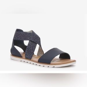 NWOT SOREL Ella II Sandal Navy Sz 8